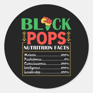 Adesivo África Pop Negra Fato de Nutrição Melanina Conscie