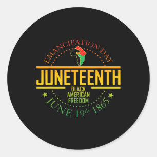 Adesivo African American Freedom Black History Junho 19
