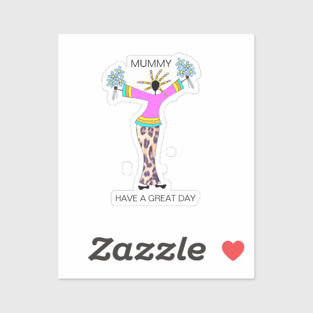 Adesivo African Art, incrível cartão de múmia do dia (Folha)