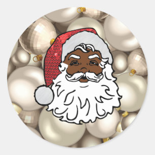 Adesivo africano Papai Noel