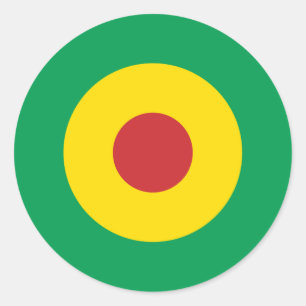 Adesivo Africano Redondo de Mod