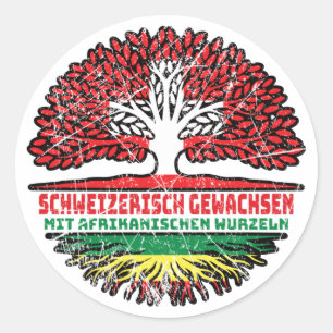 Adesivo Afrika Afrikanisch Schweizer Schweiz Baum Wurzel