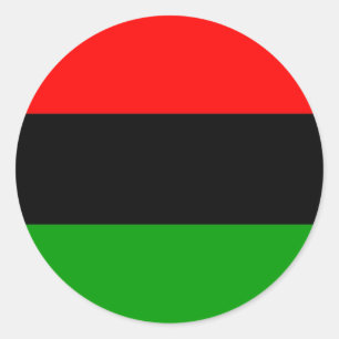 Adesivo afro-americano afro-americano da bandeira