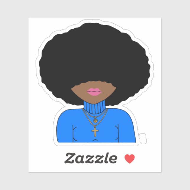 Adesivo Afro-Empowerment (Folha)