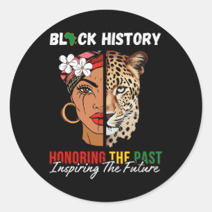 Adesivo Afro Girl Honrando O Futuro Inspirador Do Seu