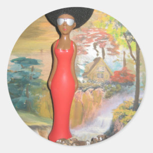 Adesivo Afro Glam: Uma Beleza Atemporal