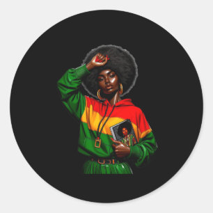 Adesivo Afro Gril Africa Color - Pau do Mês da História Ne