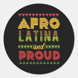 Adesivo Afro Latino Orgulho Afro Latina
