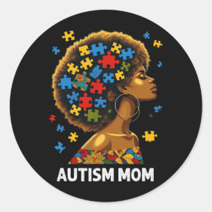 Adesivo Afro-negro Autismo Mãe Afro Autismo Awaren