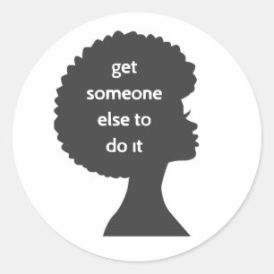 Adesivo afro negro ganha outra pessoa inspiradora