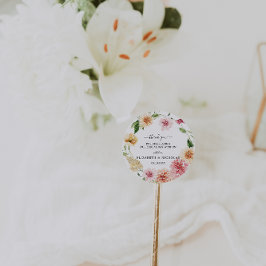 Adesivo Afterglow Floral Garden | Wedding Favor