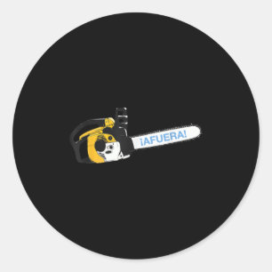 Adesivo Afuera Chainsaw - Argentina Milei