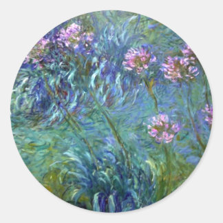 Adesivo Agapanthus Flowers de Claude Monet Sticker