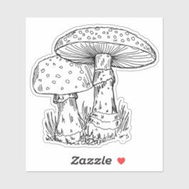 Adesivo Agaric Mushies Sticker