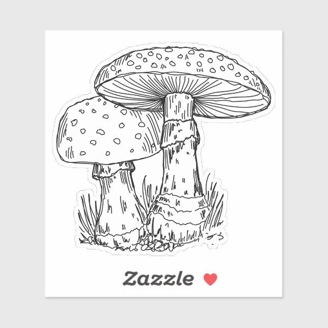 Adesivo Agaric Mushies Sticker (Folha)