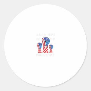 Adesivo Agarra-O Pelo Escrutínio Engraçado Voto Demo