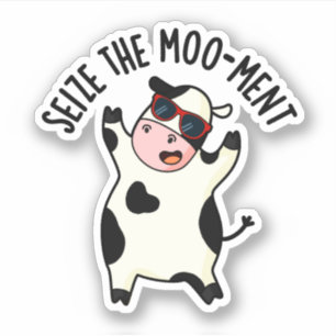 Adesivo Agarrar O Vinheta De Caneta De Vaca Positiva, Cute