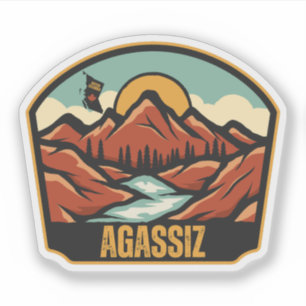 Adesivo Agassiz, Colúmbia Britânica