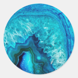 Adesivo Agato de mármore azul moderno