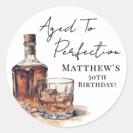 Adesivo Aged To Perfection Birthday