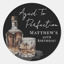Adesivo Aged To Perfection Birthday