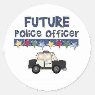 Adesivo Agente da polícia futuro