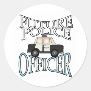 Adesivo Agente da polícia futuro