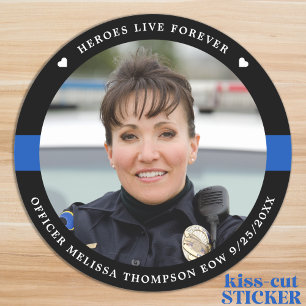 Adesivo Agente de Fotografia Personalizado do Memorial da 