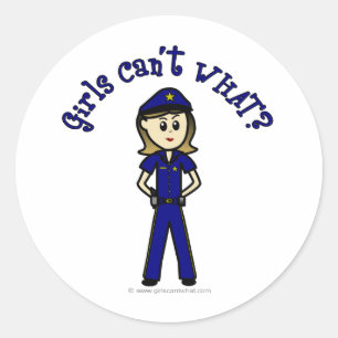 Adesivo Agente de Polícia de Luz