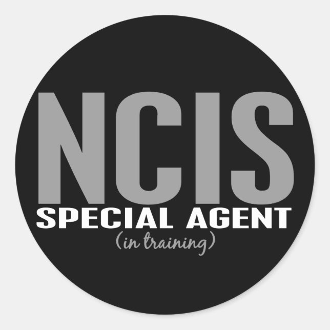 Adesivo Agente Especial NCIS No Treinamento 1 (Frente)