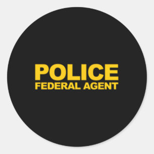 Adesivo Agente Federal da Polícia