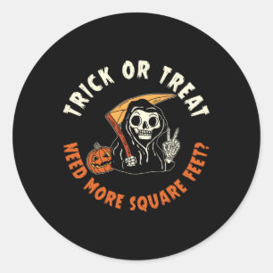 Adesivo Agente Imobiliário Halloween Trick Ou Tratat Preci