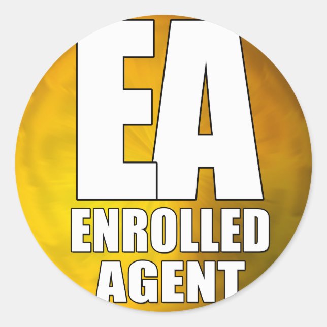 ADESIVO AGENTE INSCRITO DE LOGOTIPO EA (Frente)