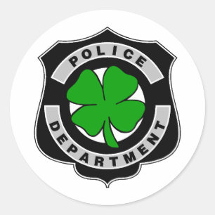 Adesivo Agentes da polícia irlandeses