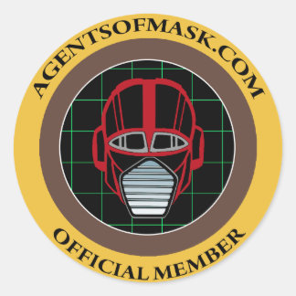 Adesivo Agentes do Crachá oficial M.A.S.K.