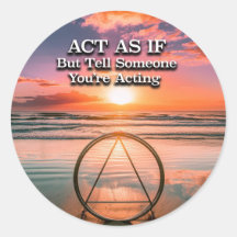 Agir Como Se Slogan de Recuperação Nascer do Sol