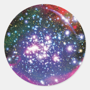 Adesivo Aglomerado de Estrelas Arches Impressão Artística 