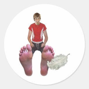 Adesivo Agrade meus pés demasiado