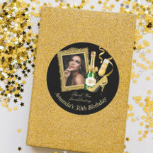 Agradecimento de Aniversário com Saltos Altos e Ch