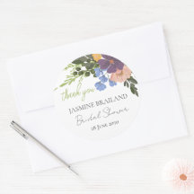 Agradecimento de Chuveirinho de Noiva com Florais 