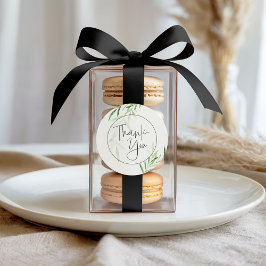 Adesivo Agradecimento de Noiva com Vegetação em Aquarela E