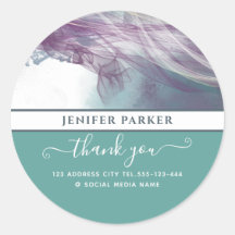 Agradecimento de roteiro moderno abstrato contempo