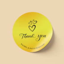 Agradecimento Preto e Dourado Elegante