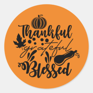 Adesivo Agradeço a grata abençoada obra de arte caída s