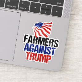 Adesivo Agricultores contra o Laptop eleitoral de Trump 20
