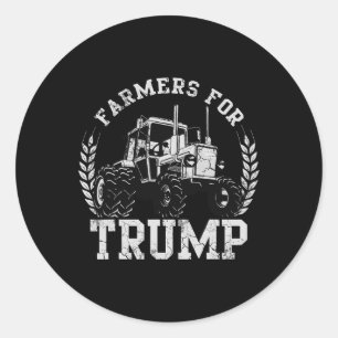 Adesivo Agricultores Para A Trump 2024, Agricultura Dos Eu