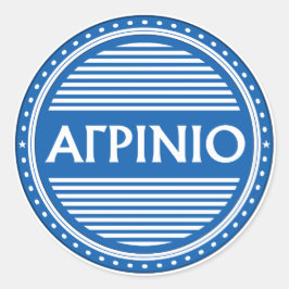 Adesivo Agrinio City Pride Emblem – Greek Identity