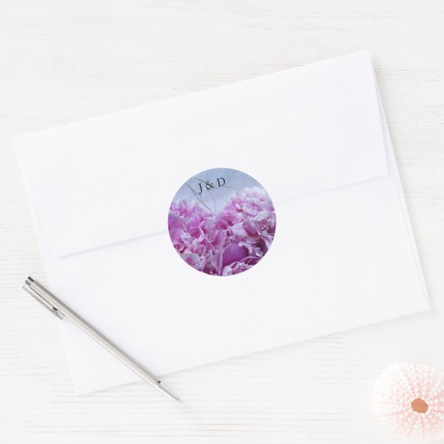 Adesivo Agrupamento de peões cor-de-rosa (Envelope)