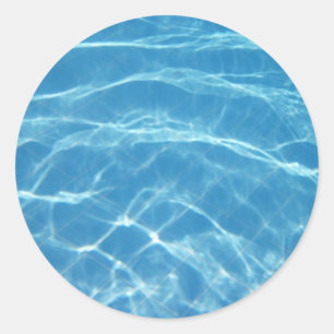 Adesivo Água bonita da piscina