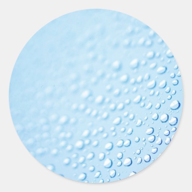 Adesivo Água Cai Chuva Molhada Foto Macro Abstrato Verão (Frente)